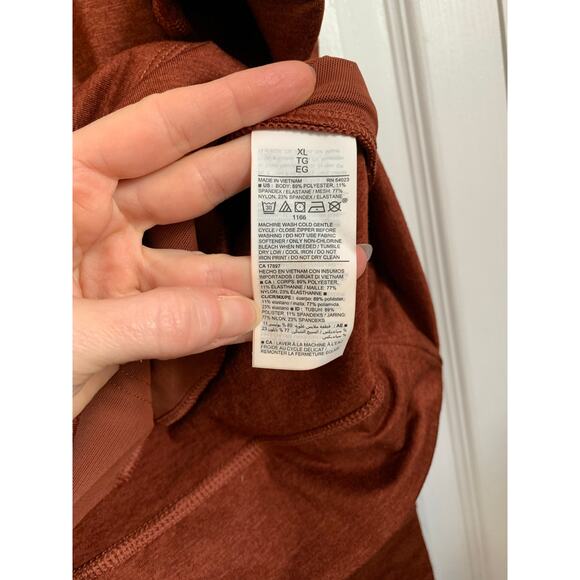 Old Navy NWT CozeCore Burnt Orange Cropped Hoodie XL - Picture 8 of 10